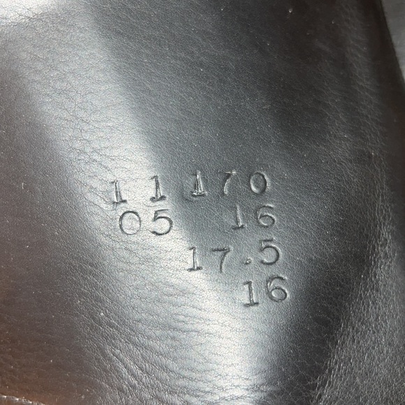 custom advantage mono flap dressage saddle with buffalo - Picture 6 of 7